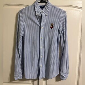 Ralph Lauren Blue Striped Women’s Shirt